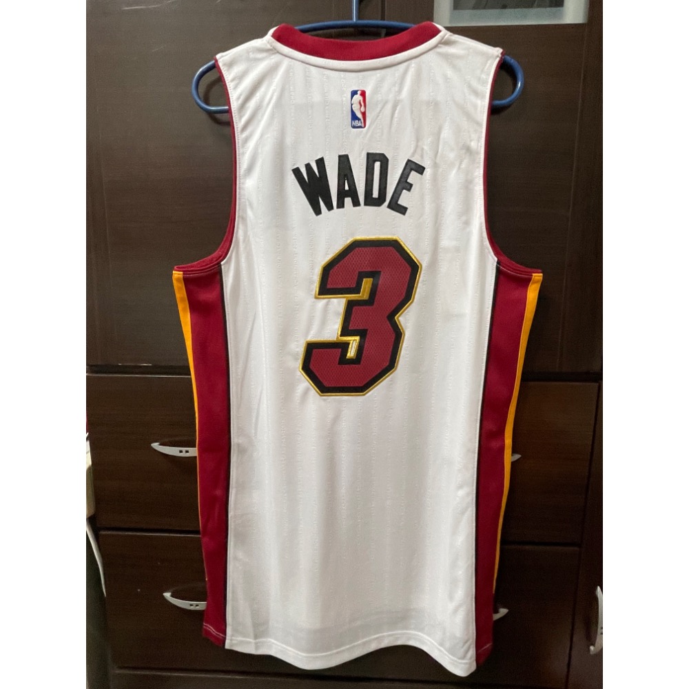 ADIDAS NBA WADE 熱火 2012冠軍紀念 電繡 S號 球衣-細節圖2