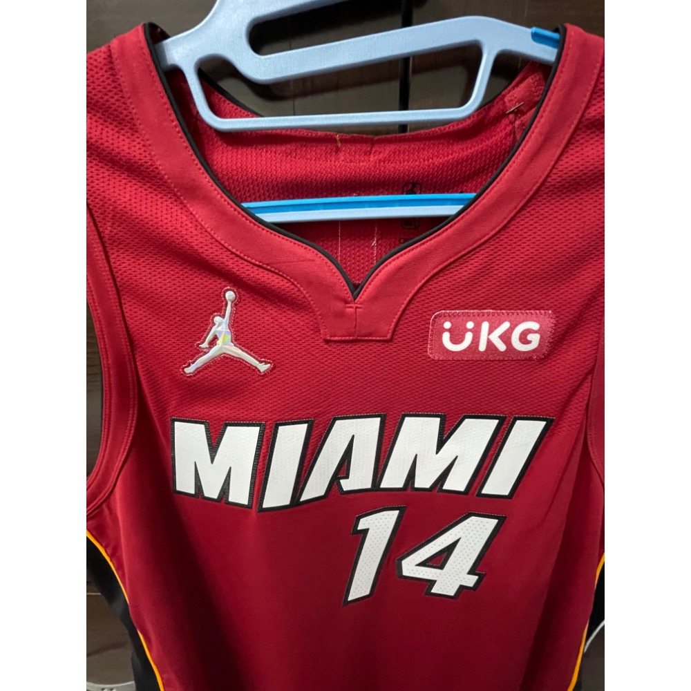 NIKE NBA HERRO 熱火 75週年 球員版 AU 球衣 L號-細節圖3