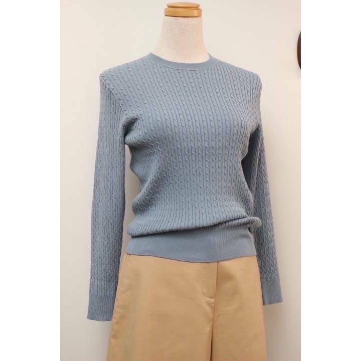 日本進口品牌OPAQUE.CLIP春裝棉針織上衣-細節圖3