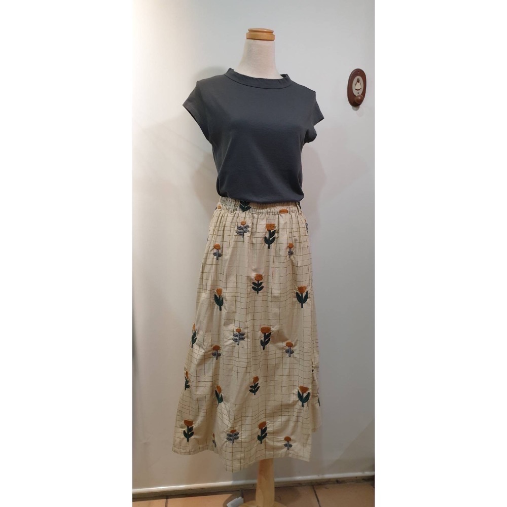 日本進口品牌 Emago.春季長裙-細節圖2