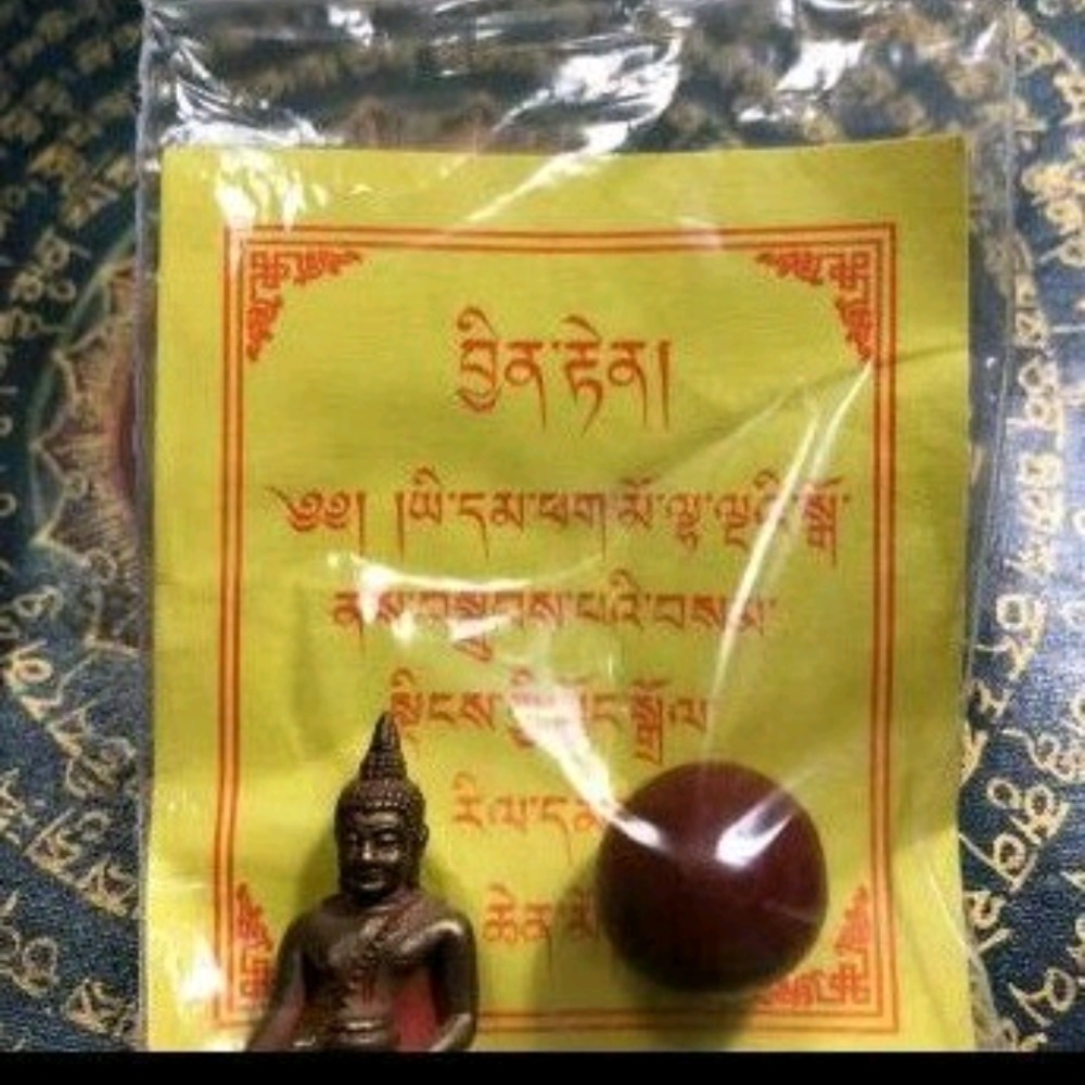 桑顶寺 多杰帕母 金剛亥母 大红甘露丸 金刚亥母傳承,1標1大顆，裝藏佛像舍利塔嘎烏盒-細節圖3