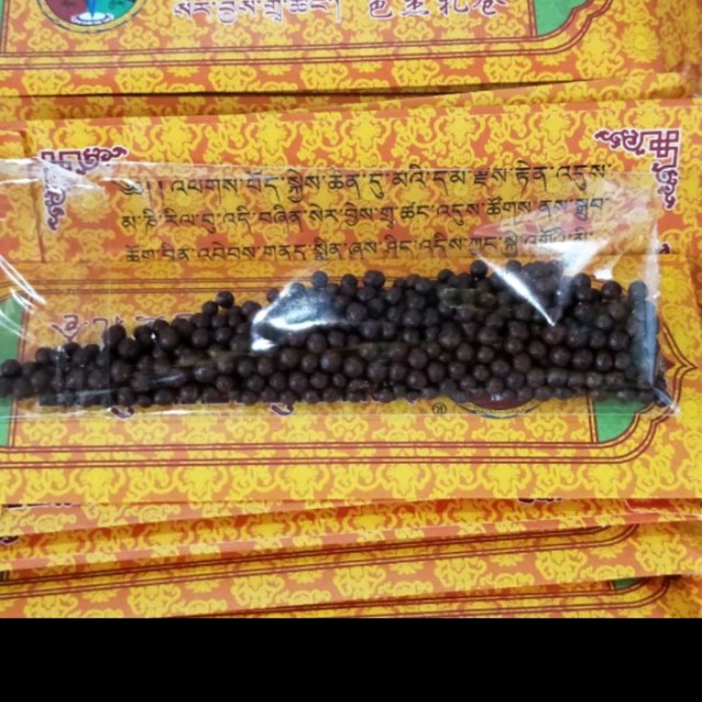 藏傳格魯派甘露 色拉寺色傑扎倉馬頭明王 約2-300丸每袋西藏色拉寺流通處正品馬頭明王甘露丸 上師加持藏傳色拉寺大乘洲色-細節圖2