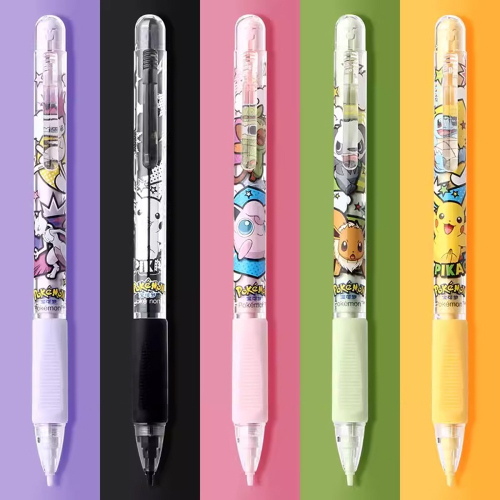【muimui】寶可夢 Pokemon 自動鉛筆 自動筆 文具 皮卡丘 夢幻 超夢 伊布