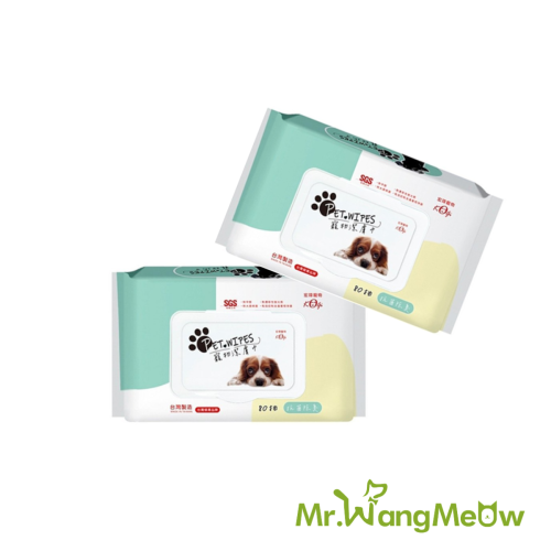 宏瑋 Kogi 寵物潔膚濕紙巾加蓋 80 抽 犬貓可用 濕紙巾 寵物專用《Mr.WangMeow》