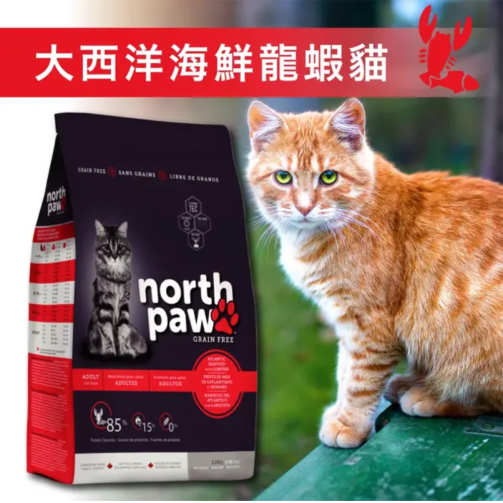 野牧鮮食 North Paw 無穀貓飼料 5.8 公斤 精細研磨 貓飼料《Mr.WangMeow》-細節圖4