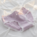 女生內褲 學生內褲 純棉內褲 三角褲 M/L/XL 大人可穿 中腰 風格內褲 流行內褲 內褲女 嗨比鴨鴨 UW001-規格圖11