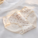 女生內褲 學生內褲 純棉內褲 三角褲 M/L/XL 大人可穿 中腰 風格內褲 流行內褲 內褲女 嗨比鴨鴨 UW001-規格圖11