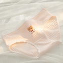 女生內褲 學生內褲 純棉內褲 三角褲 M/L/XL 大人可穿 中腰 風格內褲 流行內褲 內褲女 嗨比鴨鴨 UW001-規格圖11