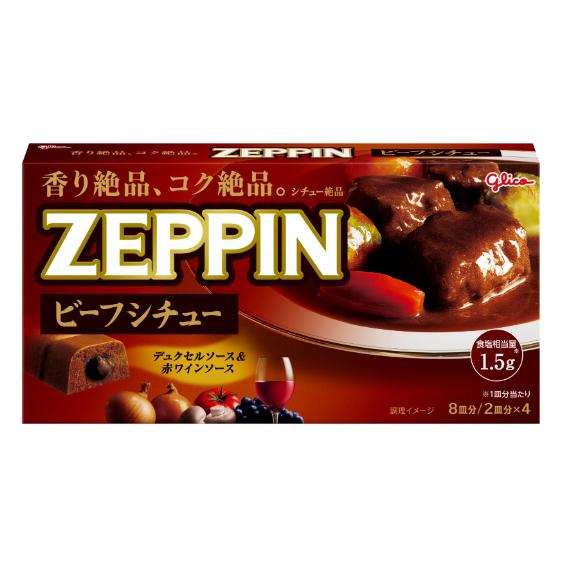 《現貨》小紅豆日貨 Glico 固力果 ZEPPIN 絕品咖哩 Premium 頂級熟成 甘口 中辛 辛口 燉牛肉-細節圖5