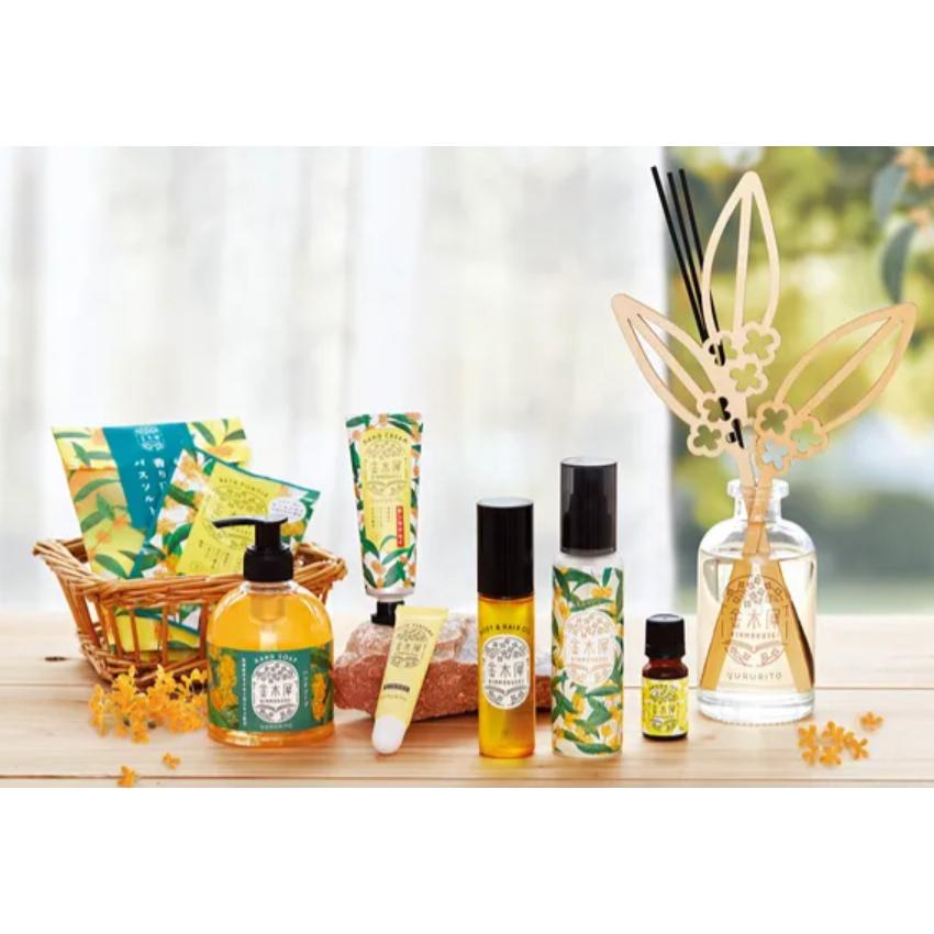 《現貨》小紅豆日貨 yururito 金木犀 桂花 護手霜 洗手液 香氛精油 香水-細節圖2