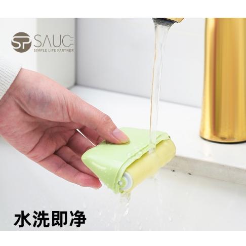 《現貨》攜帶型水洗式滾筒黏毛器 去除衣物雜毛 去毛 黏毛 寵物 灰塵 清理-細節圖3