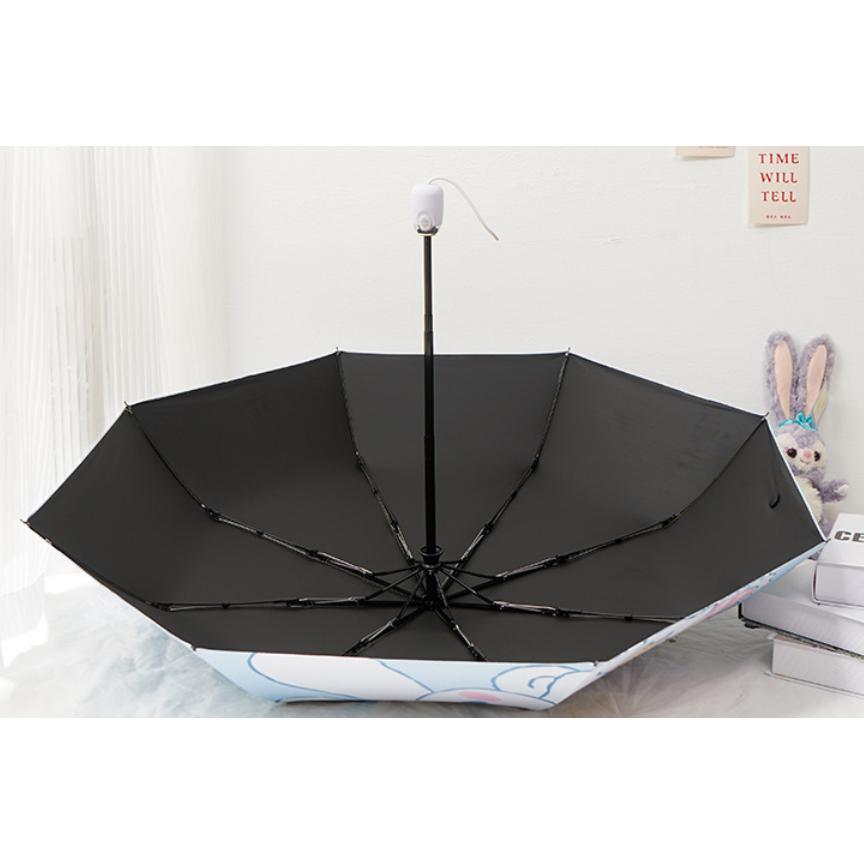 《現貨》大耳狗 玉桂狗 全自動雨傘 三折 晴雨兩用折疊 遮雨 遮陽 防曬 防紫外線 UPF50+-細節圖3