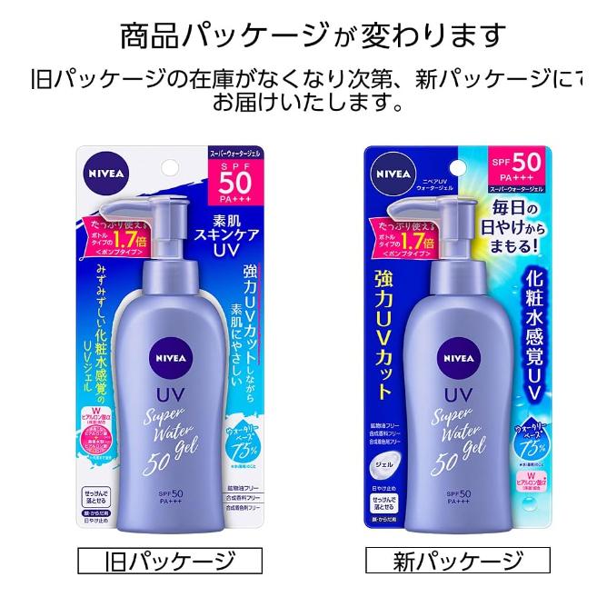 《現貨》小紅豆日貨 NIVEA 妮維雅 防曬水凝膠 化妝水感覺 SPF50 140g-細節圖4