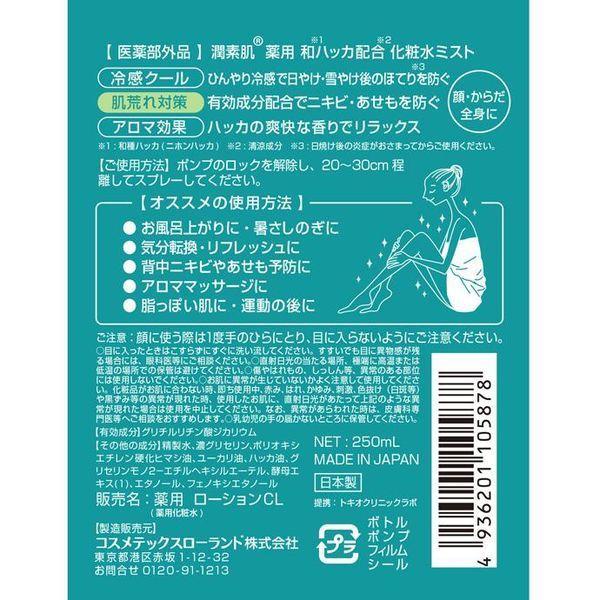 《現貨》小紅豆日貨 C-ROLAND 浪蘭堂潤素肌薄荷水噴霧 250ml-細節圖4