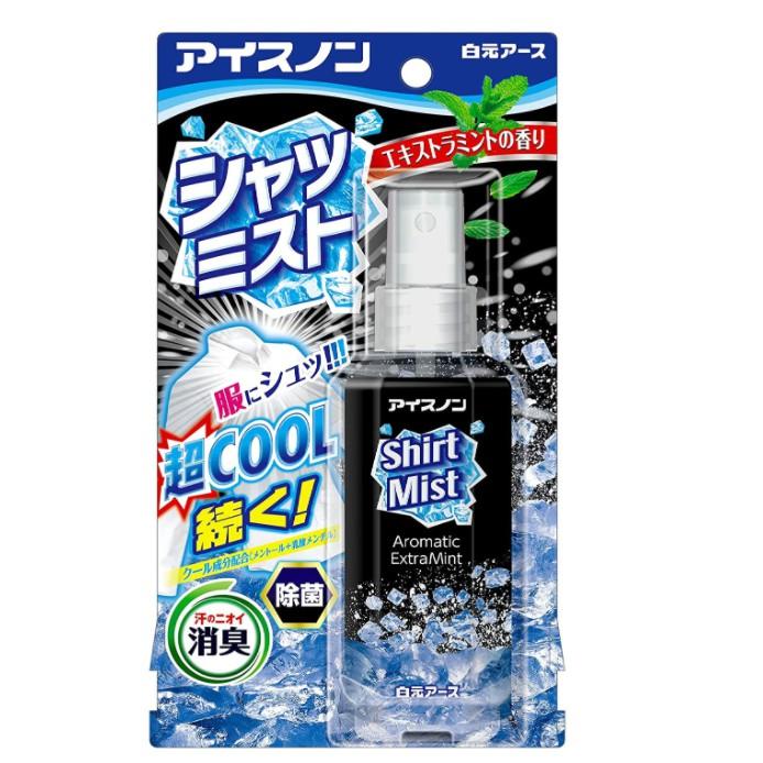 小紅豆日貨 白元 衣物涼感噴霧 薄荷 超涼 接觸冷感 瞬間降溫 消臭 汗臭 除菌-細節圖4