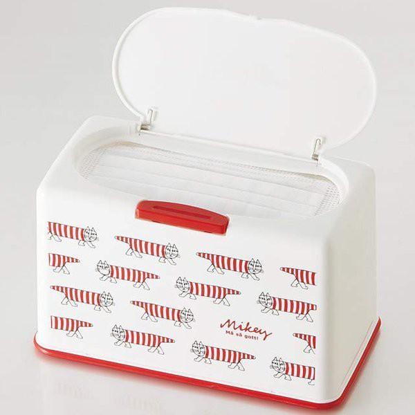 《現貨促銷》日本 正品 SKATER Mikey 貓 口罩收納盒 口罩收納 口罩收納盒-細節圖2