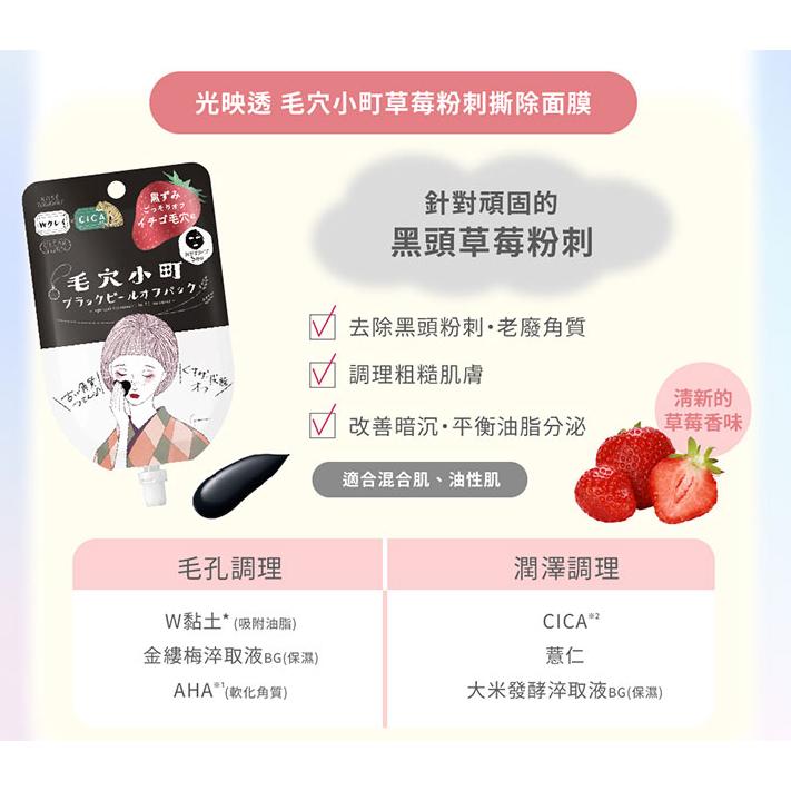 《現貨》正品 KOSE 光映透 毛穴小町 積雪草添加撕除式清潔面膜 黑頭 毛孔粗大 提亮 去角質 毛孔清潔-細節圖4