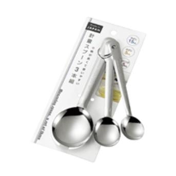 《現貨》小紅豆日貨 ECHO 不銹鋼 計量匙 3件組 量勺 勺子-細節圖2