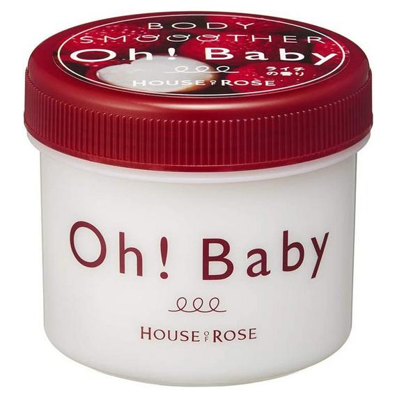 《現貨》小紅豆日貨 House of Rose Oh!Baby 去角質美體霜 磨砂膏 磨砂霜 柚子 葡萄 玫瑰-細節圖4
