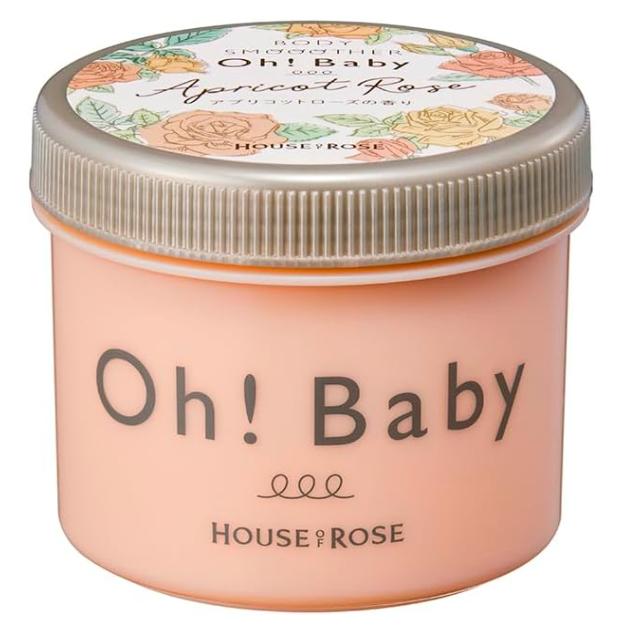 《現貨》小紅豆日貨 House of Rose Oh!Baby 去角質美體霜 磨砂膏 磨砂霜 柚子 葡萄 玫瑰-細節圖8