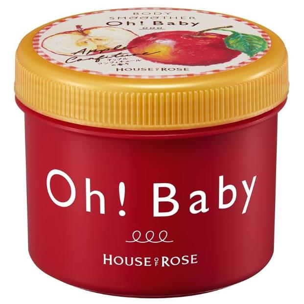 《現貨》小紅豆日貨 House of Rose Oh!Baby 去角質美體霜 磨砂膏 磨砂霜 柚子 葡萄 玫瑰-細節圖9