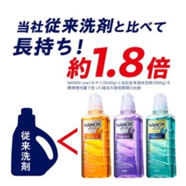 《現貨》小紅豆日貨 LION 獅王 NANOX one 濃縮消臭洗衣精 濃縮洗淨洗衣精 380g-細節圖4