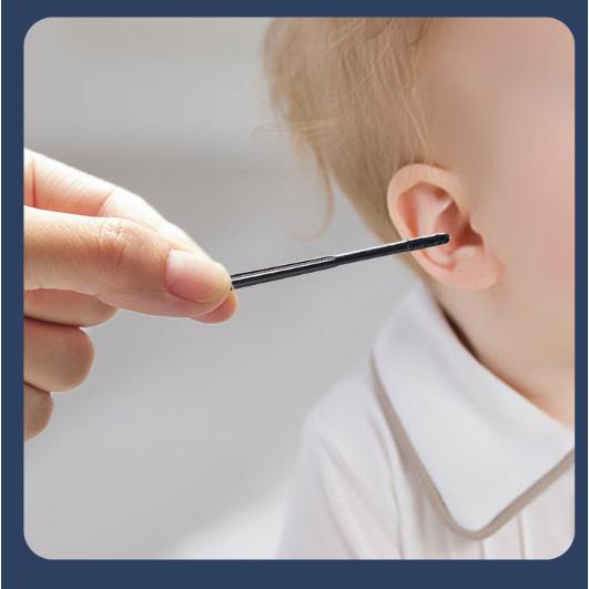 《現貨》日本 Imakara  黑色 黏著式挖耳棒 掏耳神器 一次性掏耳朵安全黏著式 20入-細節圖3