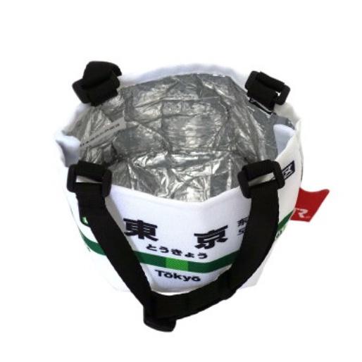 《降價》小紅豆日貨 正版 Rootote JR 山手線 保冷保溫 飲料杯套 提袋 杯袋 車站 飲料袋-細節圖9