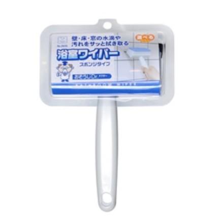《現貨》小紅豆日貨 正品 小久保 浴室海綿刮刀 浴室 鏡面 牆壁 水漬 掃除用具-細節圖2