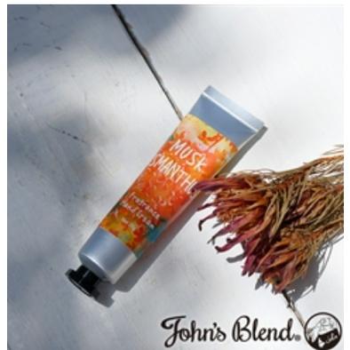 《現貨》小紅豆日貨 John＇s Blend mini 護手霜 玫瑰麝香 桂花麝香 櫻花麝香-細節圖4
