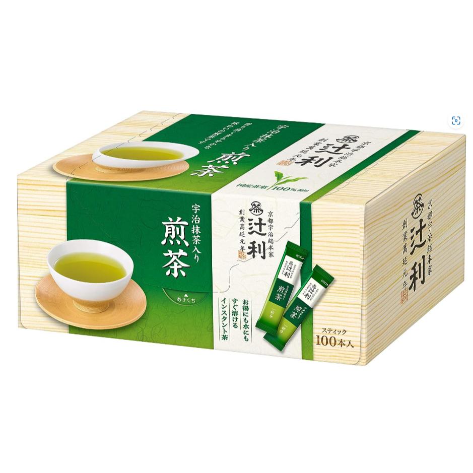 《現貨》小紅豆日貨 辻利 宇治抹茶 煎茶 焙茶 玄米茶 3種綜合 100入 即溶 沖泡-細節圖4