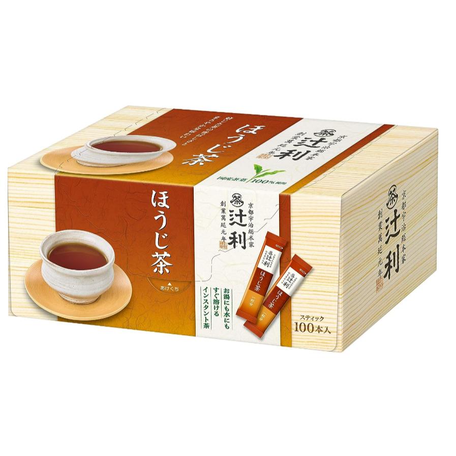 《現貨》小紅豆日貨 辻利 宇治抹茶 煎茶 焙茶 玄米茶 3種綜合 100入 即溶 沖泡-細節圖6