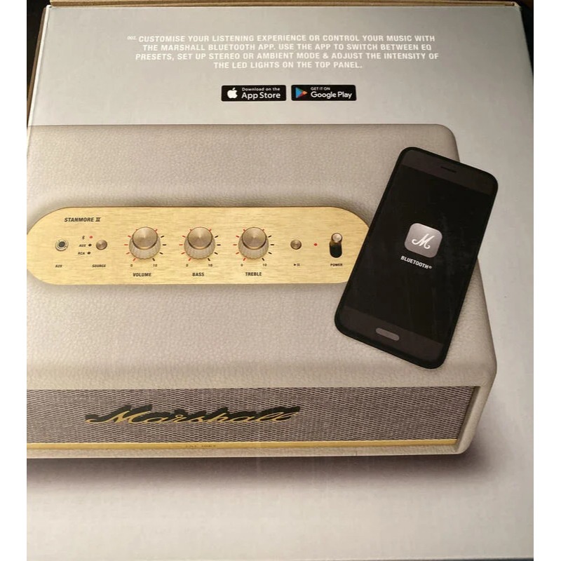 Marshall Stanmore II 藍牙喇叭 - 乳白-細節圖4