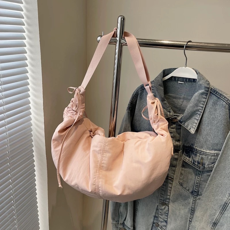 牛角造型尼龍斜背單肩包-規格圖7