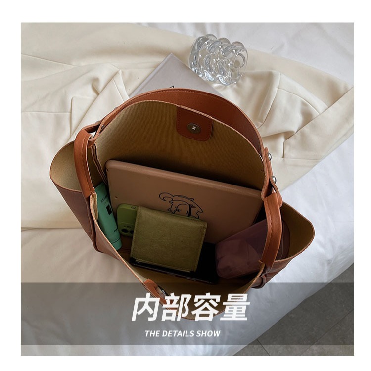 (P)C8D240439    簡約風格日系時尚大容量水桶包 通勤超輕巧-細節圖6