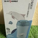 Black Hamme珍愛寶貝 陶瓷真空 雙飲杯  穿山甲 中華白海豚 草鴞 陶瓷 不锈鋼 直飲吸管 保溫杯-規格圖1