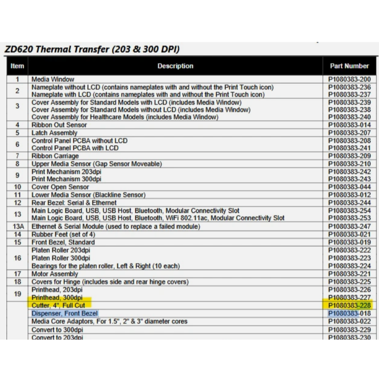 Zebra自動裁刀模組⭐️斑馬標籤機 ZD420T ZD620T專用切刀⭐️ZD420D ZD620D全新品原裝-細節圖7