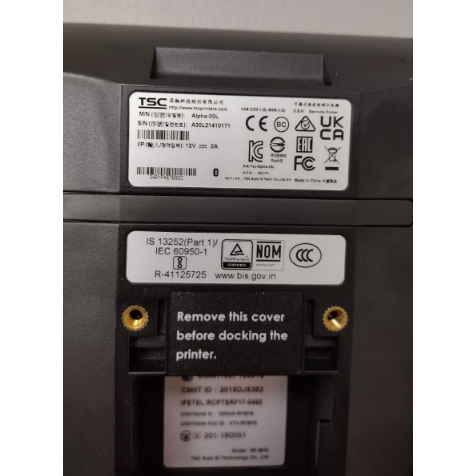 原裝9新TSC Alpha-30L行動條碼印表機可攜式無線藍牙NFC條碼列印機80MM-細節圖6