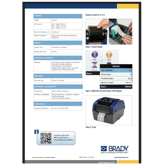 BRADY BBP12⭐️300DPI高精度商務型網絡條碼標籤機 熱轉印原裝9新享保固⭐TTP-343C-細節圖4