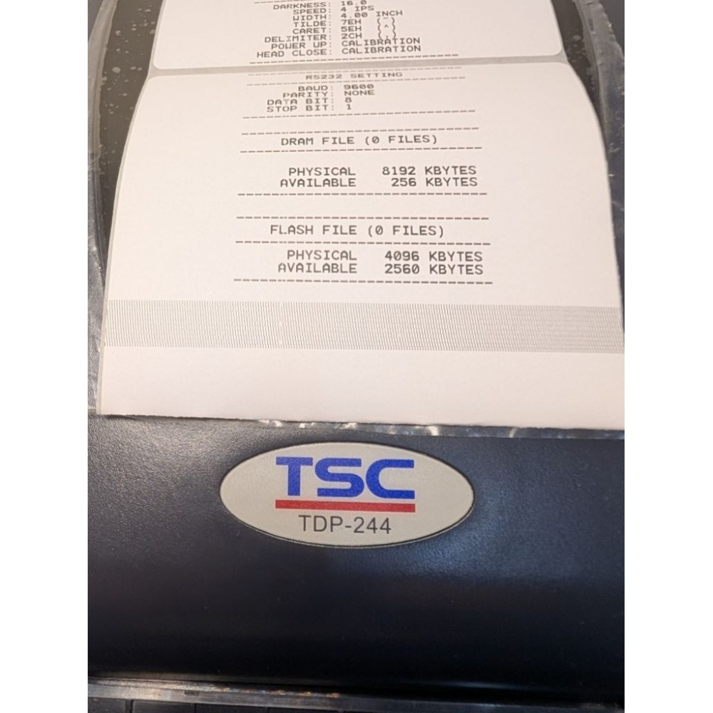 TSC 4吋TDP245⭐️微斷針|空機 熱感應商用條碼標籤機 免用碳帶⭐️原裝9新享保固-細節圖6