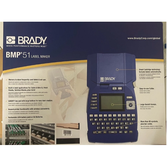 ⇱🈶現貨⇲Brady BMP51⭐️原裝未拆封手持式及電腦介面專用標籤機⭐️全新品享保固-細節圖5