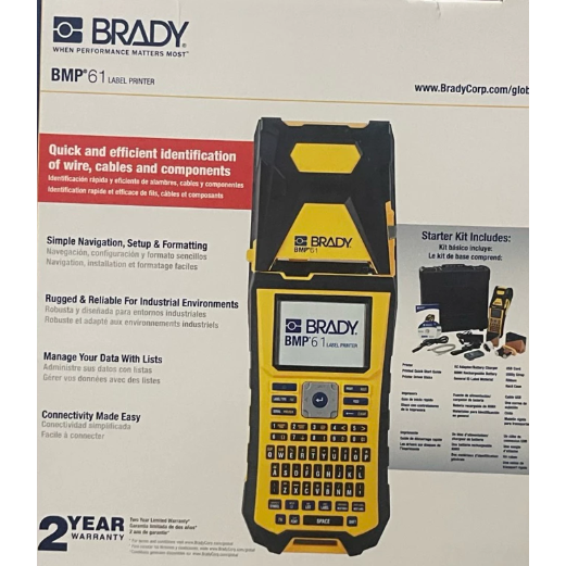 Brady BMP61⭐️原裝未拆封手持式及電腦介面專用標籤機⭐️全新品享保固-細節圖3