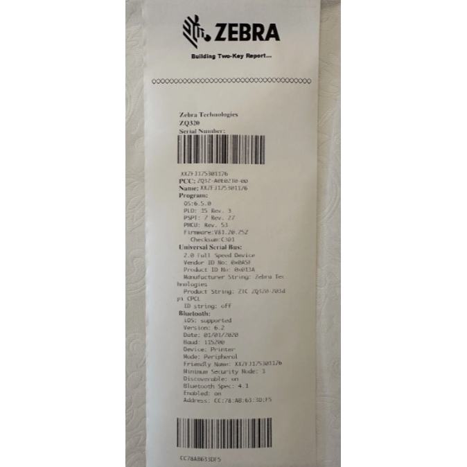 ZEBRA ZQ320 Plus⭐️斑馬72MM攜帶型iOS行動收據標籤印表機 USB-C藍牙⭐原裝9新最新-細節圖6