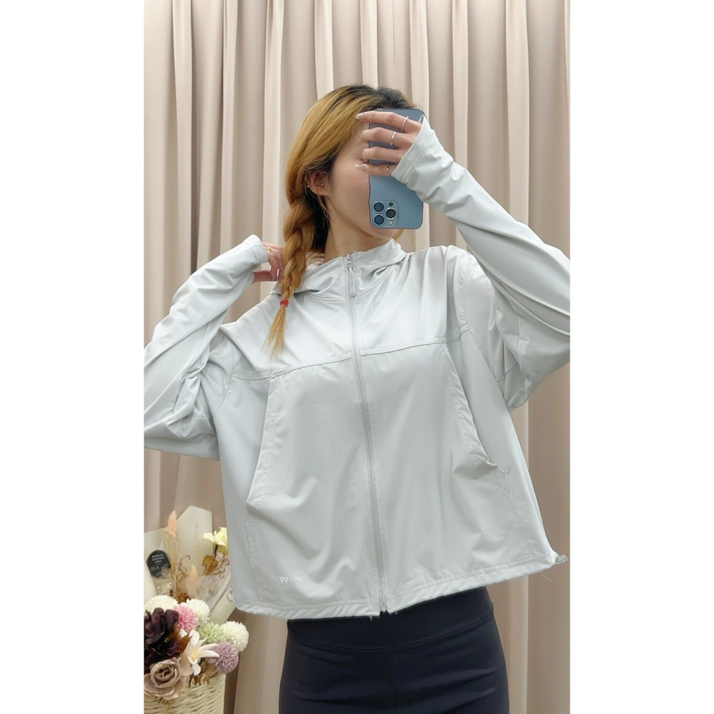 冰絲透氣防曬外套🤎外套 防曬 冰絲 透氣 冰絲防曬外套 長袖 連帽-細節圖3