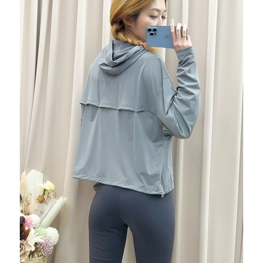 冰絲透氣防曬外套🤎外套 防曬 冰絲 透氣 冰絲防曬外套 長袖 連帽-細節圖6