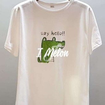 【現貨】hello鱷魚短袖T恤上衣※白色 ::: i-MelOn :::100%韓國空運 正韓-細節圖4