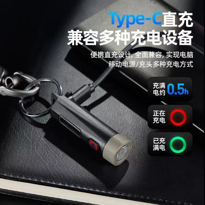 飛利浦(PHILIPS)強光手電筒LED警示燈便攜式迷你戶外緊急燈-細節圖4