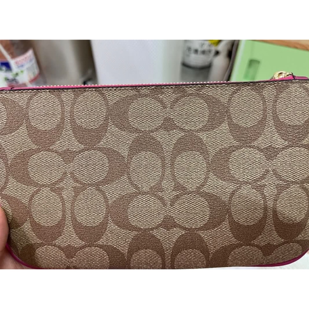 COACH拉鍊手拿包 單拉鍊 專櫃包款 零錢包 F58695-細節圖2