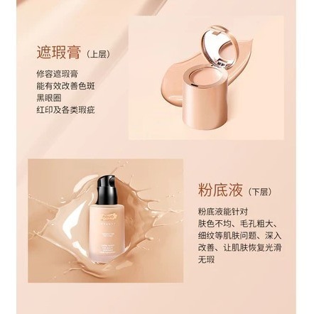 💕挐瑄百元惠民鋪💕NOVO粉底液 遮瑕膏+粉底液二合一-細節圖7