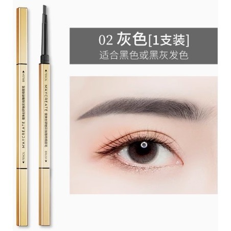 💕挐瑄百元惠民鋪💕M＇AYCREATE魅彩微雕精細眉筆-細節圖5